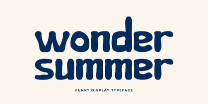 Wonder Summer Font Poster 1