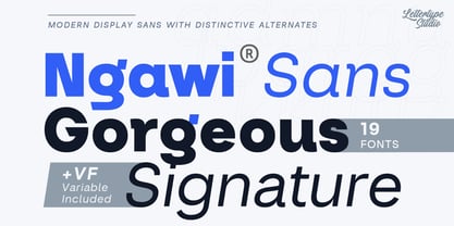 Ngawi Font Poster 1