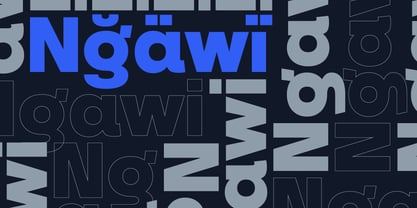 Ngawi Font Poster 14