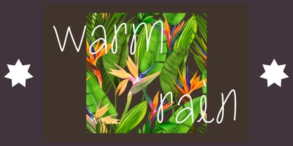 Happy in Kauai Font Poster 2