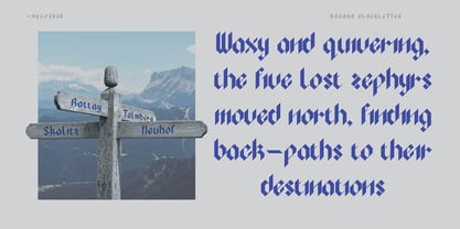 Nagara Font Poster 6