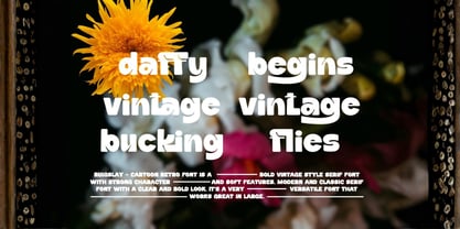 Daffiys Font Poster 5