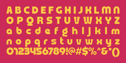 Ortigel Font Poster 6