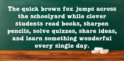 Morning Class Font Poster 8
