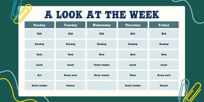 Morning Class Font Poster 5