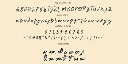 Dethone Signature Font Poster 3