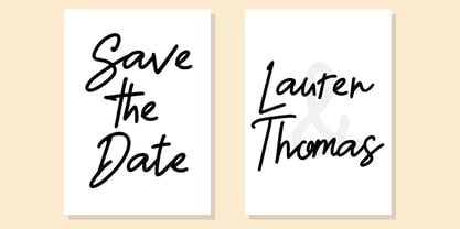 Dethone Signature Font Poster 9