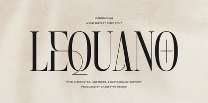 Lequano Font Poster 1