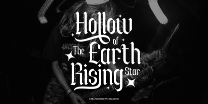 Blackmist Font Poster 3