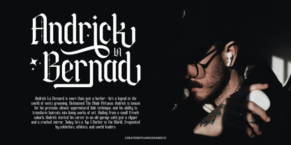 Blackmist Font Poster 2