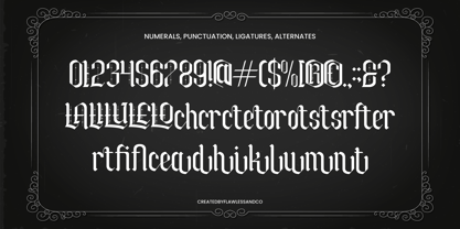 Blackmist Font Poster 8