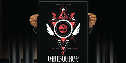 Blackmist Font Poster 6