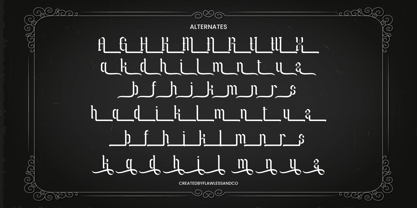 Blackmist Font Poster 9