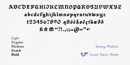 Young Fraktur Font Poster 15