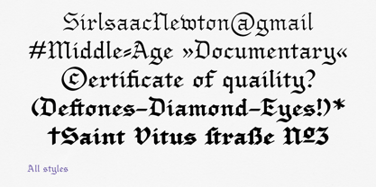 Young Fraktur Font Poster 10