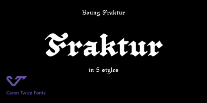 Young Fraktur Font Poster 1