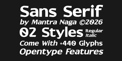 MN Wichtown Sans Font Poster 2