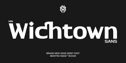 MN Wichtown Sans Font Poster 1