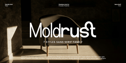 Moldrust Font Poster 1