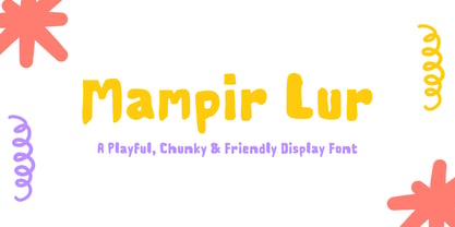 Mampir Lur Font Poster 1