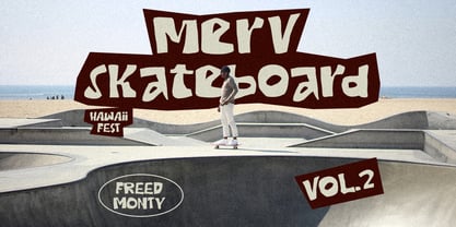 Merv Comeow Font Poster 10