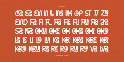 Trippy Morph Font Poster 12