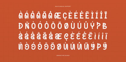 Trippy Morph Font Poster 11