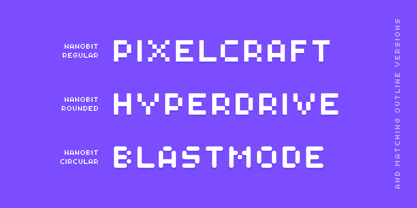 Nanobit Font Poster 2
