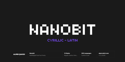 Nanobit Font Poster 1