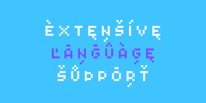 Nanobit Font Poster 4