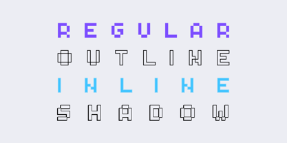 Nanobit Font Poster 9