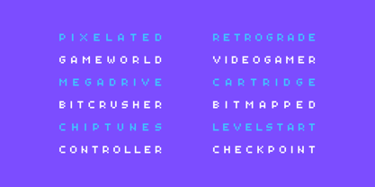 Nanobit Font Poster 6