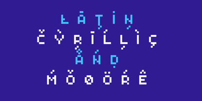 Nanobit Font Poster 15