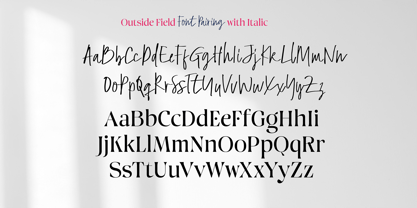 Outside Field Serif Font Poster 12