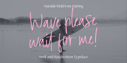 Outside Field Serif Font Poster 4