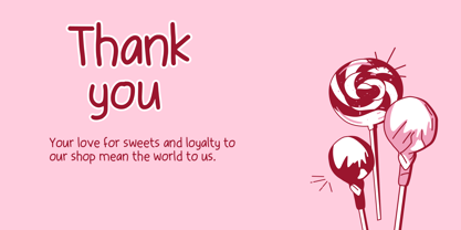 Candy Gulali Font Poster 4