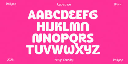 Rollipop Font Poster 3