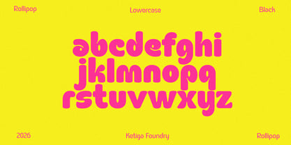 Rollipop Font Poster 4