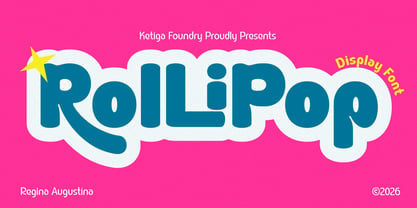 Rollipop Font Poster 1