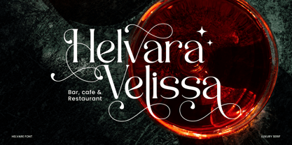 Helvare Font Poster 2