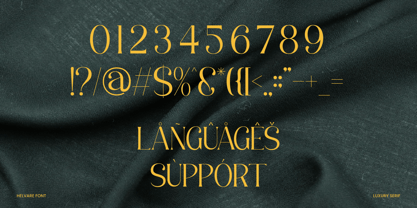 Helvare Font Poster 9