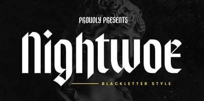Nightwoe Font Poster 1