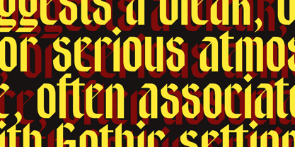 Nightwoe Font Poster 7