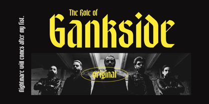 Nightwoe Font Poster 2