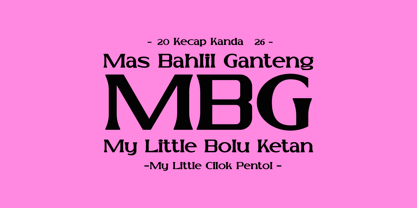 Vandguds Font Poster 8