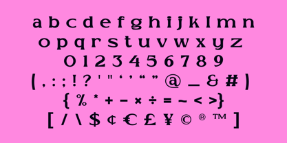 Vandguds Font Poster 4