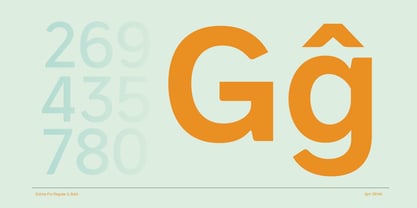 Estima Pro Font Poster 2