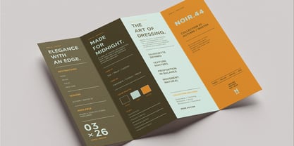 Estima Pro Font Poster 4