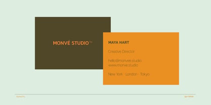 Estima Pro Font Poster 6