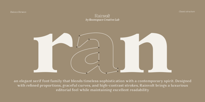 Rainvolt Font Poster 10